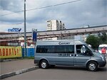 Бесплатный автобус Genser в пункт аренды автомобилей АрендаАвто-мрш на ул.Добролюбова